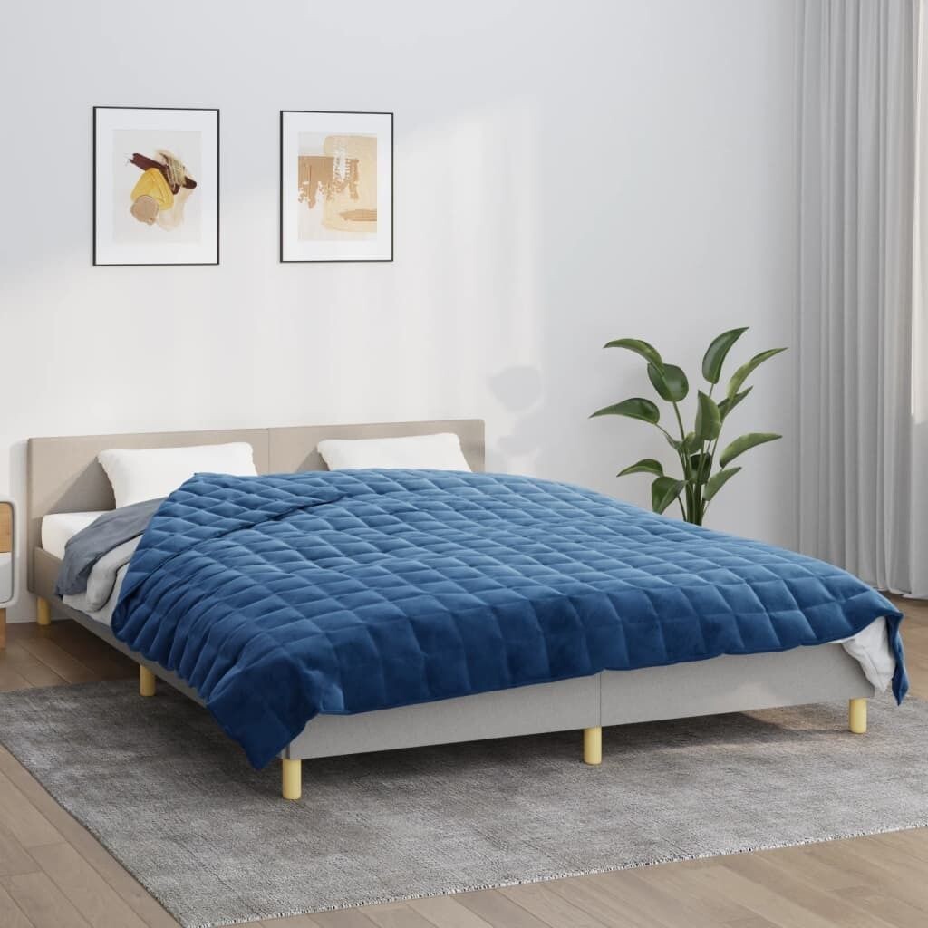 VidaXL Утяжеленное одеяло синее 200x225 см 9 кг Ткань - Утяжеленное одеяло - Утяжеленные одеяла - Утяжеленное одеяло - Одеяло, синий
VidaXL Утяжеленное одеяло синее 200x225 см 9 кг Ткань - Утяжеленное одеяло - Утяжеленные одеяла - Утяжеленное одеяло - Одеяло, синий