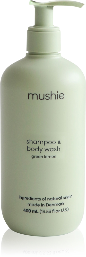 Органический детский гель для душа и шампунь «два в одном» для детей Mushie, green lemon 400 мл
Органический детский гель для душа и шампунь «два в одном» для детей Mushie, green lemon 400 мл