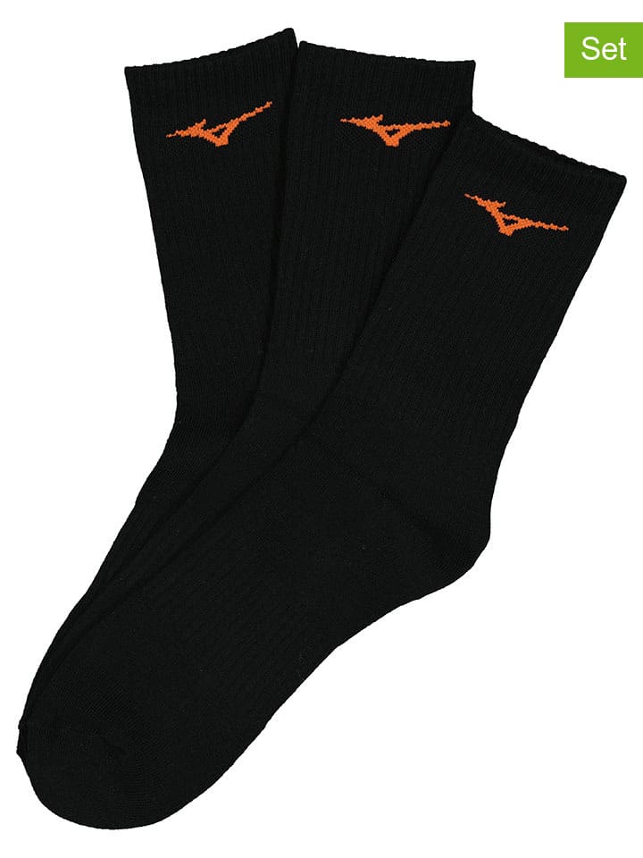 Mizuno Комплект из 3 спортивных носков черного цвета
Mizuno Комплект из 3 спортивных носков черного цвета