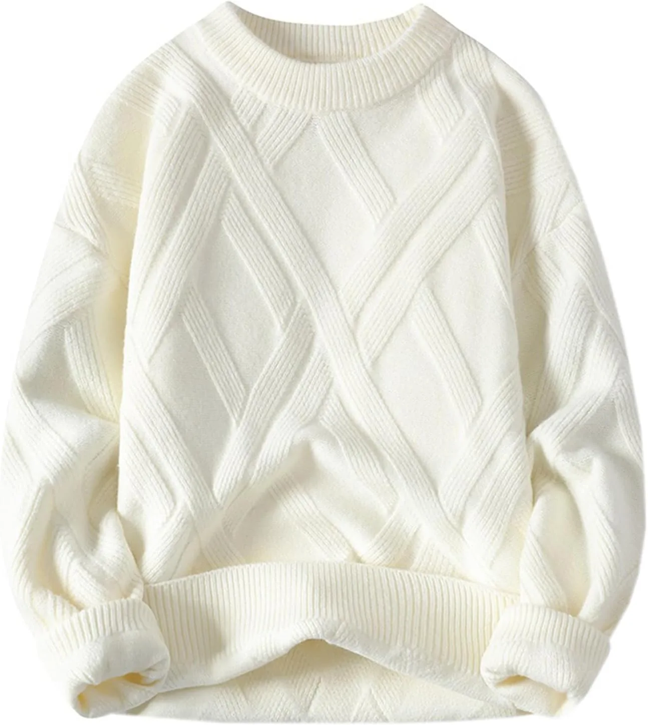 Мужской свитер с круглым вырезом Soft Knitted Jacquard Pullover QZH.DUAO
Мужской свитер с круглым вырезом Soft Knitted Jacquard Pullover QZH.DUAO