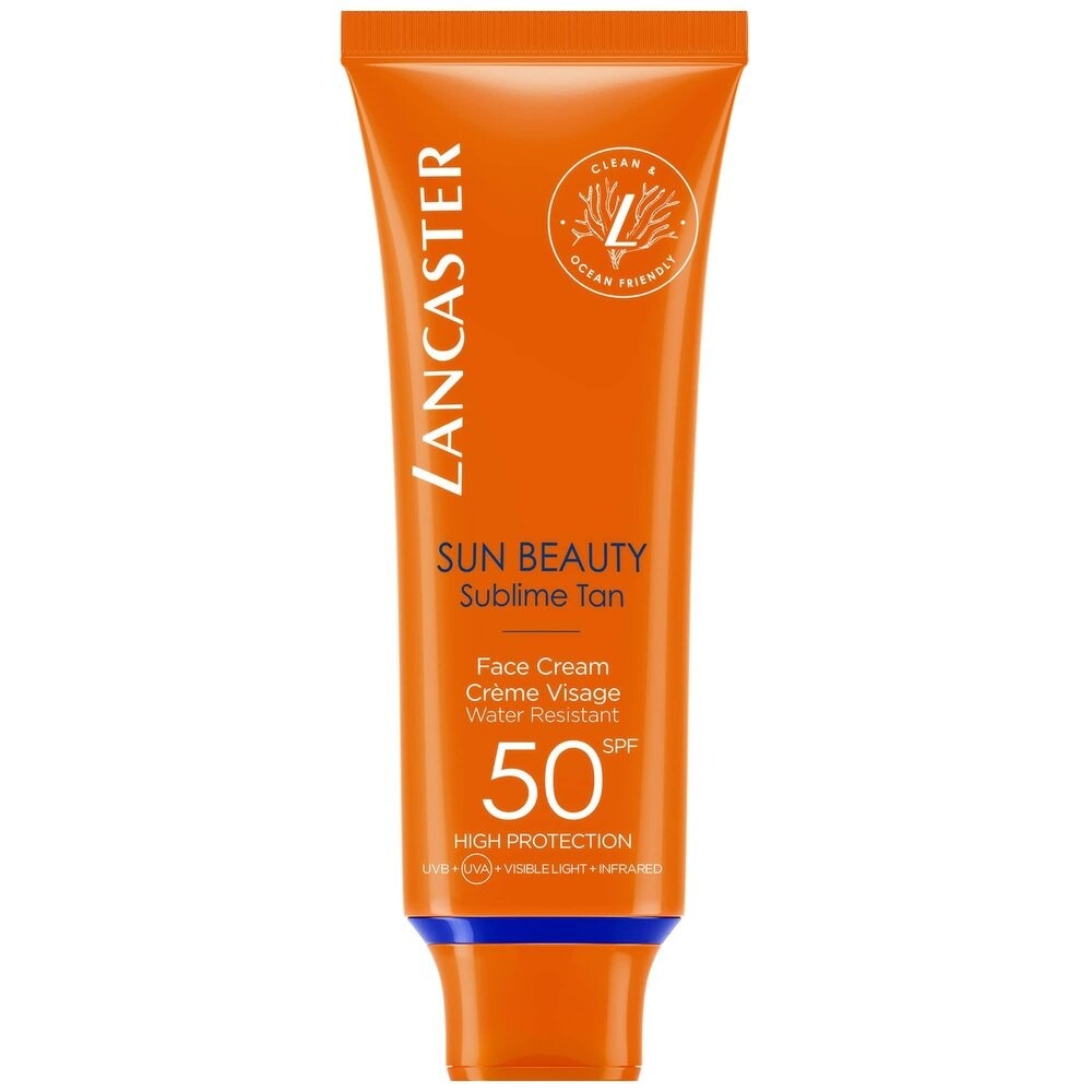 Lancaster, Sun Beauty Face Cream SPF50, защитный крем для лица, 50мл 
Lancaster, Sun Beauty Face Cream SPF50, защитный крем для лица, 50мл