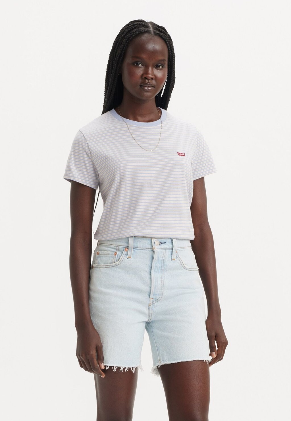 Базовая футболка в университетскую полоску «Кентукки синий» Perfect Levi's, светло-синий
Базовая футболка в университетскую полоску «Кентукки синий» Perfect Levi's, светло-синий