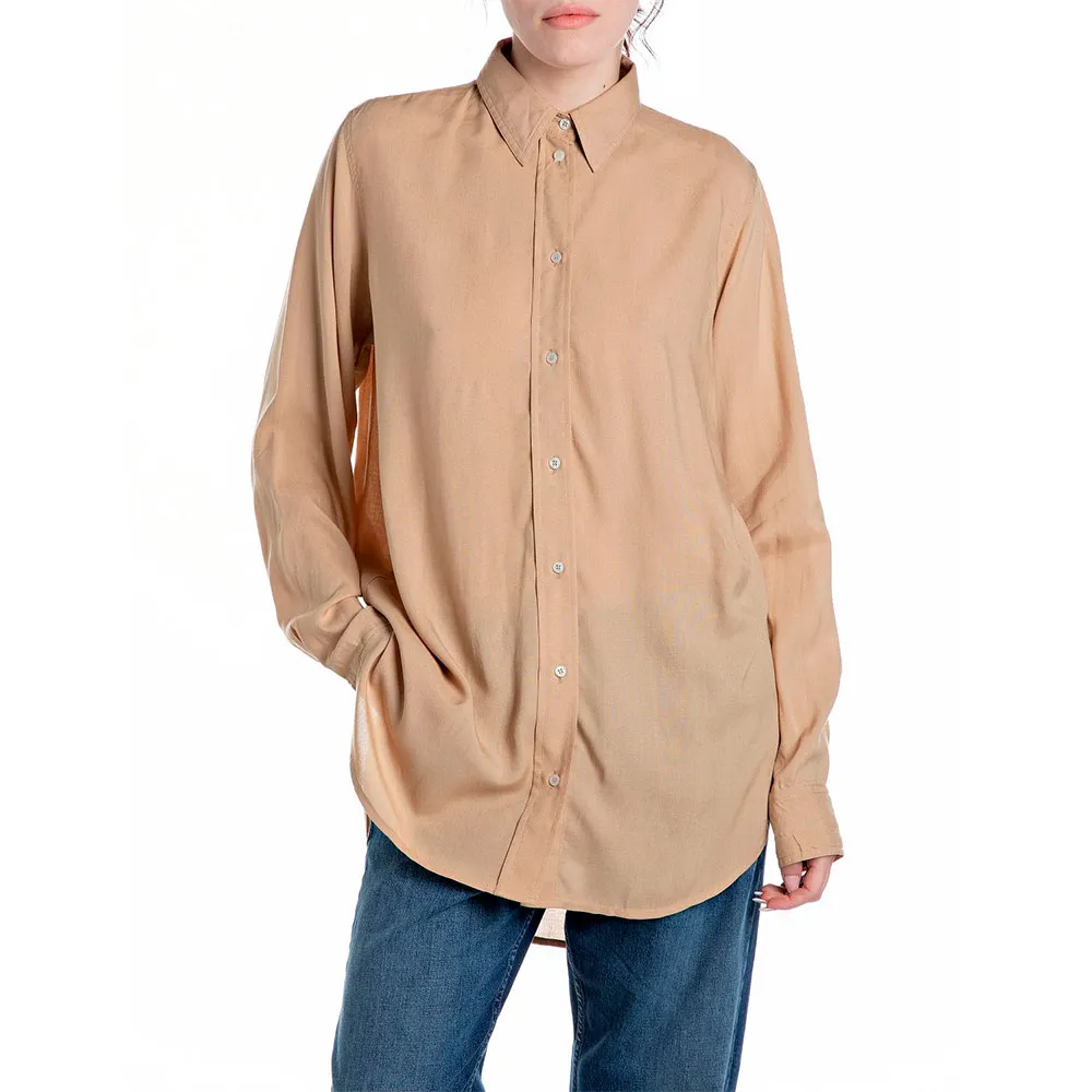 Рубашка с длинным рукавом Replay W2167.000.85182, коричневый
Рубашка с длинным рукавом Replay W2167.000.85182, коричневый