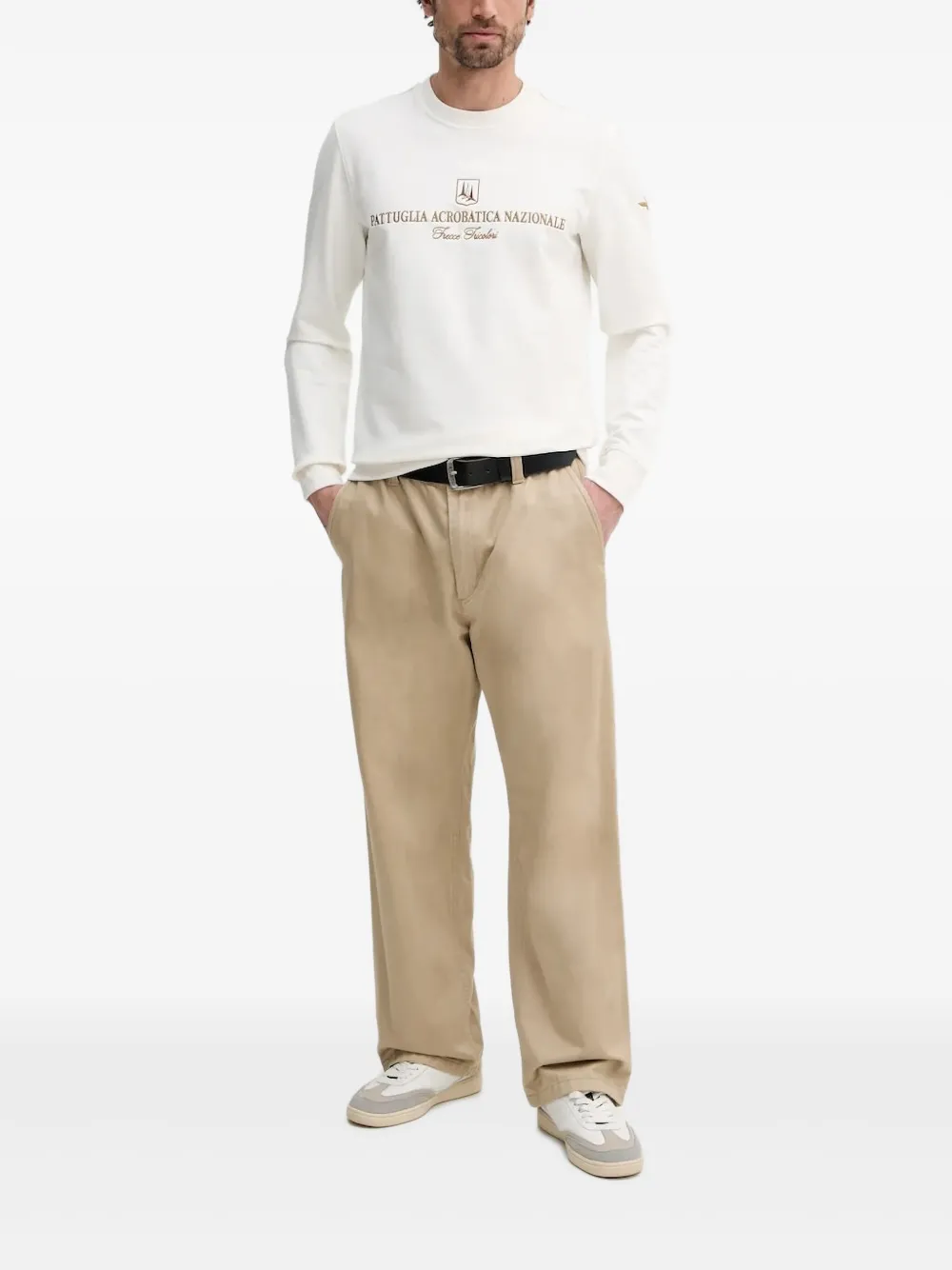 Толстовка с вышитым логотипом Aeronautica Militare, белый
Толстовка с вышитым логотипом Aeronautica Militare, белый