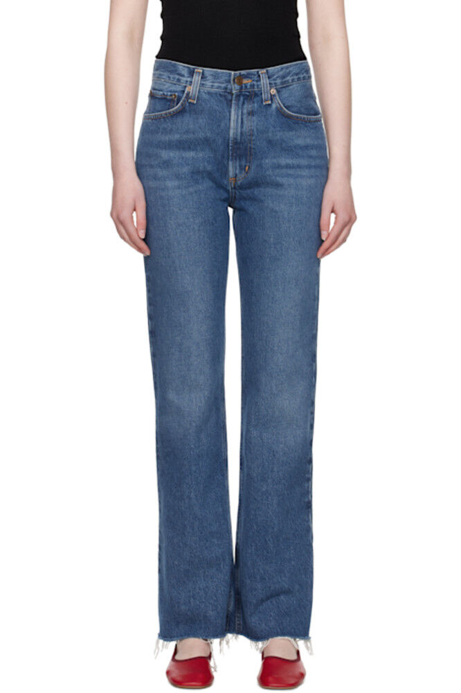 Синие джинсы Leena AGOLDE
Синие джинсы Leena AGOLDE