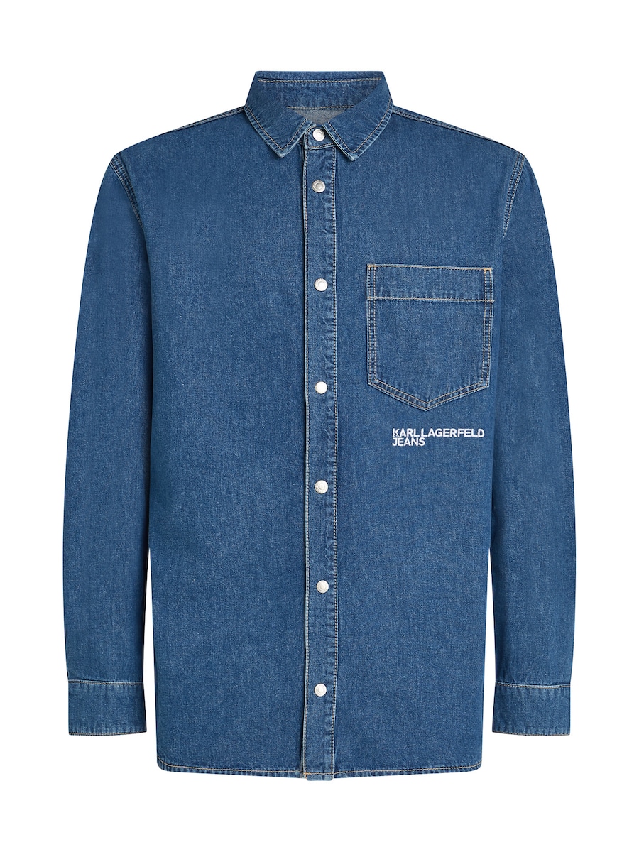 Рубашка на пуговицах классического кроя KARL LAGERFELD JEANS, Blue Denim
Рубашка на пуговицах классического кроя KARL LAGERFELD JEANS, Blue Denim
