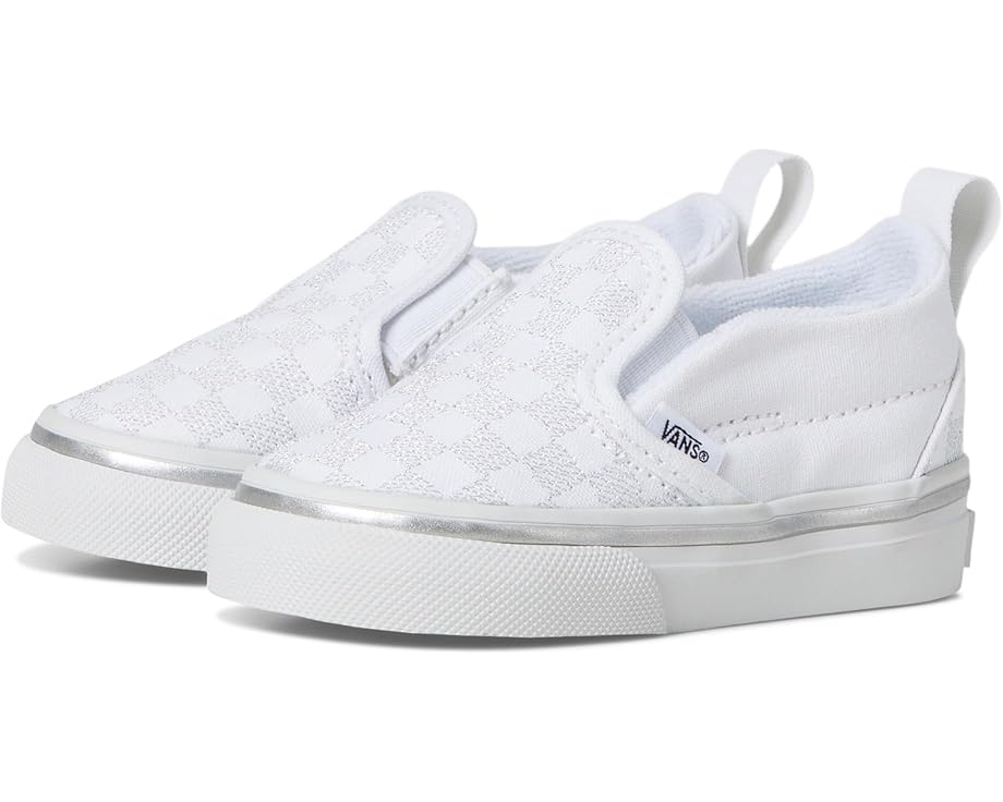 Детские слипоны Vans Slip-On V Vans Kids, Metallic Checkerboard Silver/True White
Детские слипоны Vans Slip-On V Vans Kids, Metallic Checkerboard Silver/True White