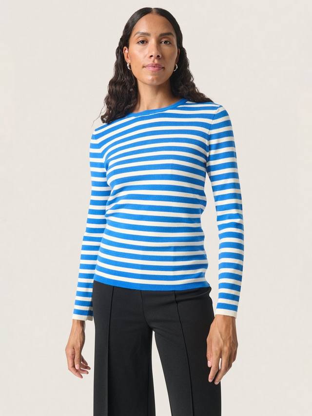 Приталенный джемпер в полоску с шипами Soaked In Luxury, синий/белый
Приталенный джемпер в полоску с шипами Soaked In Luxury, синий/белый