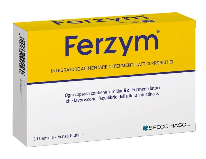 Ferzym Plus 30 капсул Молочнокислая ферментная добавка Specchiasol
Ferzym Plus 30 капсул Молочнокислая ферментная добавка Specchiasol