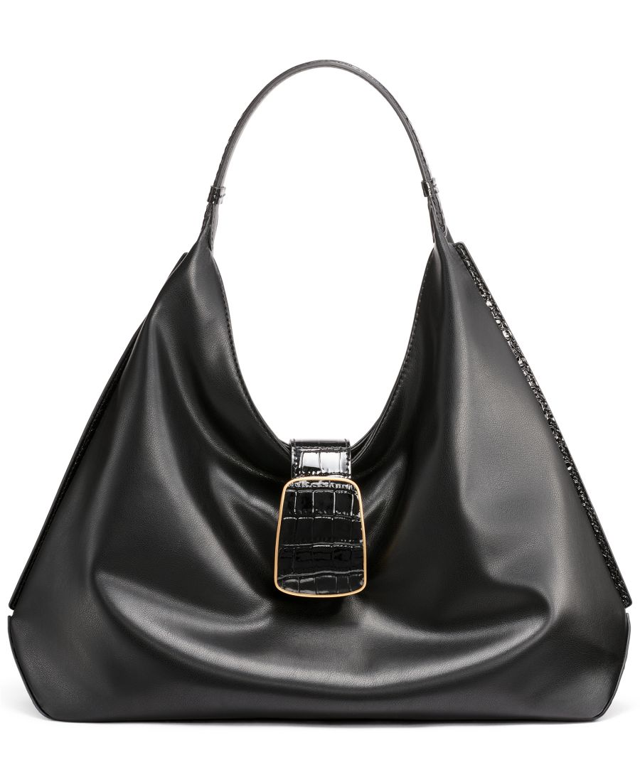 Маленькая женская сумка через плечо из перкаля Donna Karan New York, Black/gold
Маленькая женская сумка через плечо из перкаля Donna Karan New York, Black/gold