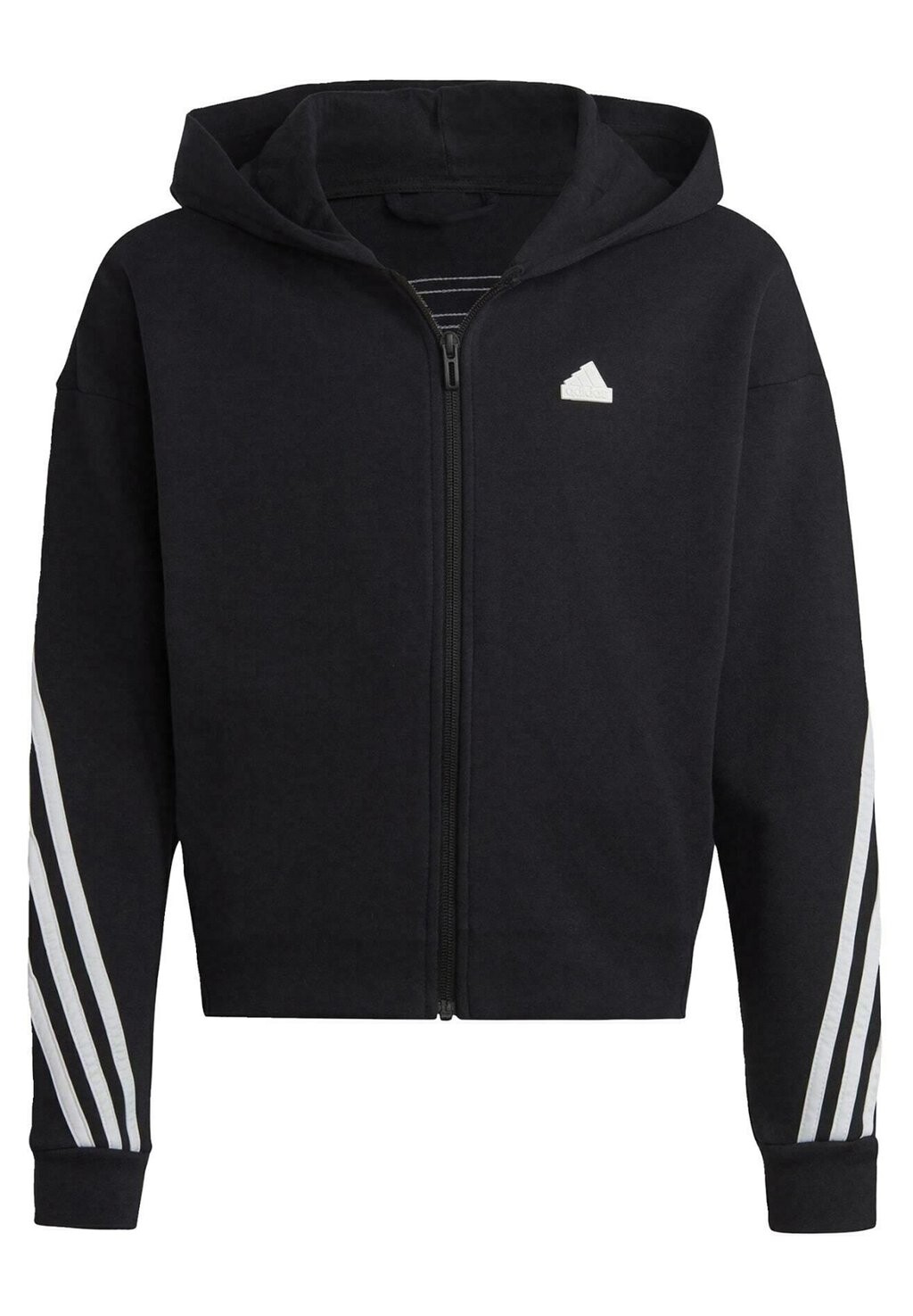 Толстовка на молнии Stripes Full Zip Hoodie adidas Sportswear, цвет black white
Толстовка на молнии Stripes Full Zip Hoodie adidas Sportswear, цвет black white