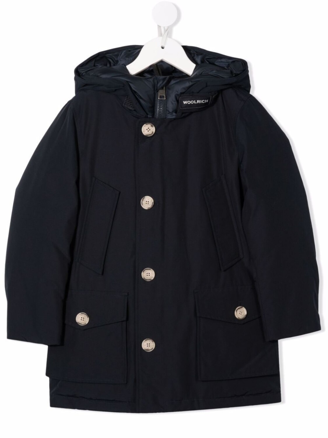 Woolrich Kids пуховик с капюшоном и логотипом, синий
Woolrich Kids пуховик с капюшоном и логотипом, синий