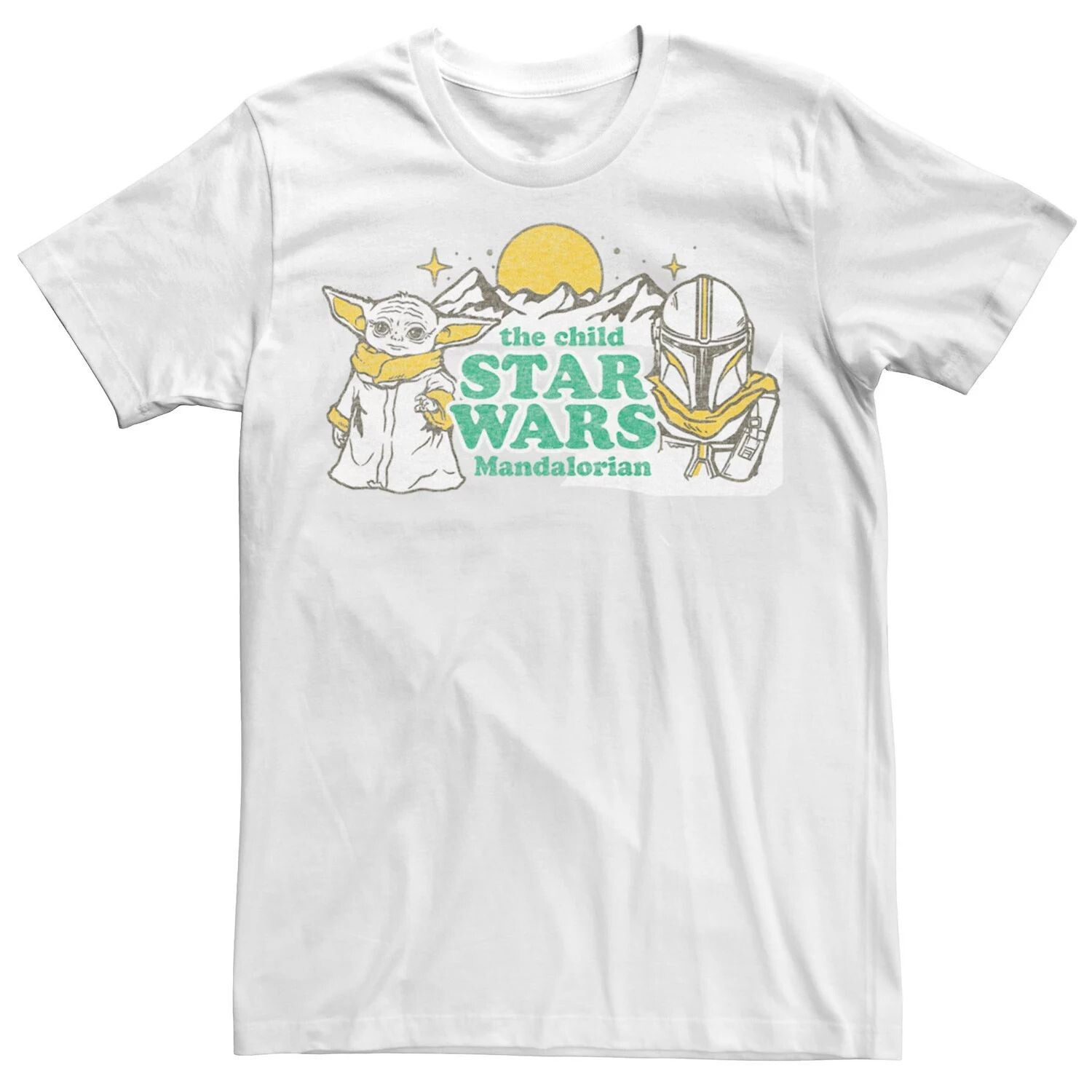 Мужская футболка Star Wars The Mandalorian Throwback Child Grogu и Mando Licensed Character
Мужская футболка Star Wars The Mandalorian Throwback Child Grogu и Mando Licensed Character