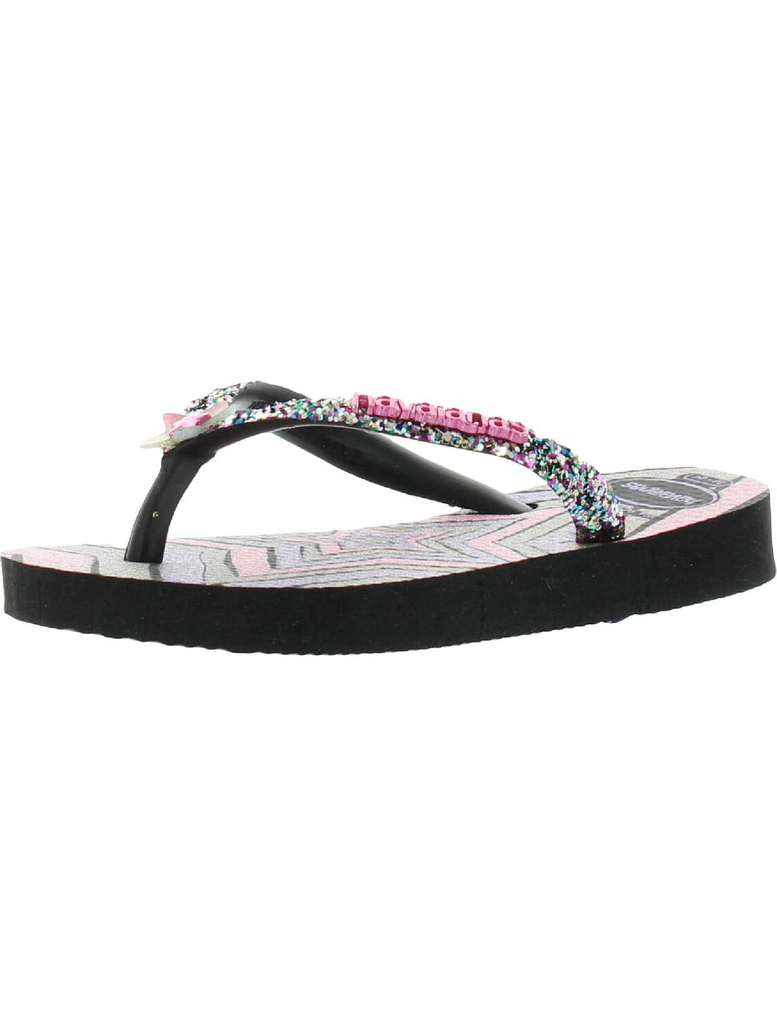 Шлепанцы без шнуровки Slim Glitter II на плоской подошве Havaianas, цвет Black/ Purple
Шлепанцы без шнуровки Slim Glitter II на плоской подошве Havaianas, цвет Black/ Purple