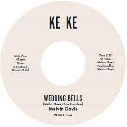 Сингл 7" Davis, Melvin: Wedding Bells / It's No News
Сингл 7" Davis, Melvin: Wedding Bells / It's No News