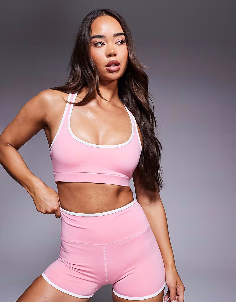 Спортивный бюстгальтер Tennis Scoop с легкой поддержкой шеи и съемными подушечками, розово-розового цвета 4505
Спортивный бюстгальтер Tennis Scoop с легкой поддержкой шеи и съемными подушечками, розово-розового цвета 4505