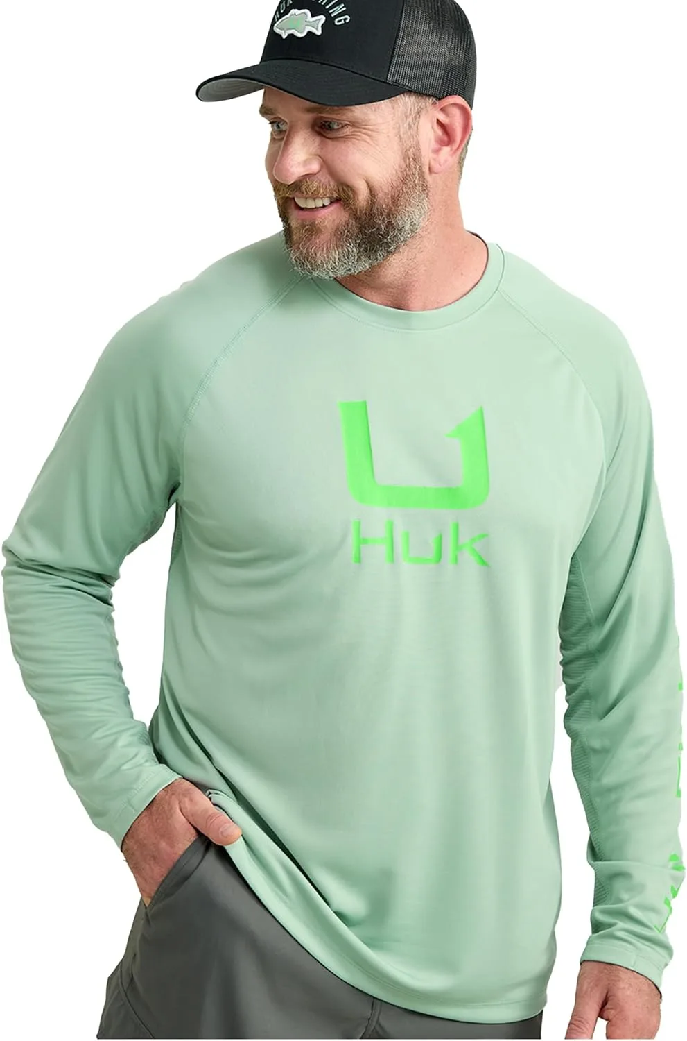 HUK мужская футболка Icon Crew, лонгслив для рыбалки
HUK мужская футболка Icon Crew, лонгслив для рыбалки