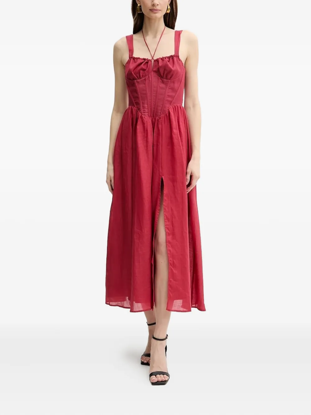 Платье с корсетом Bardot, красный
Платье с корсетом Bardot, красный