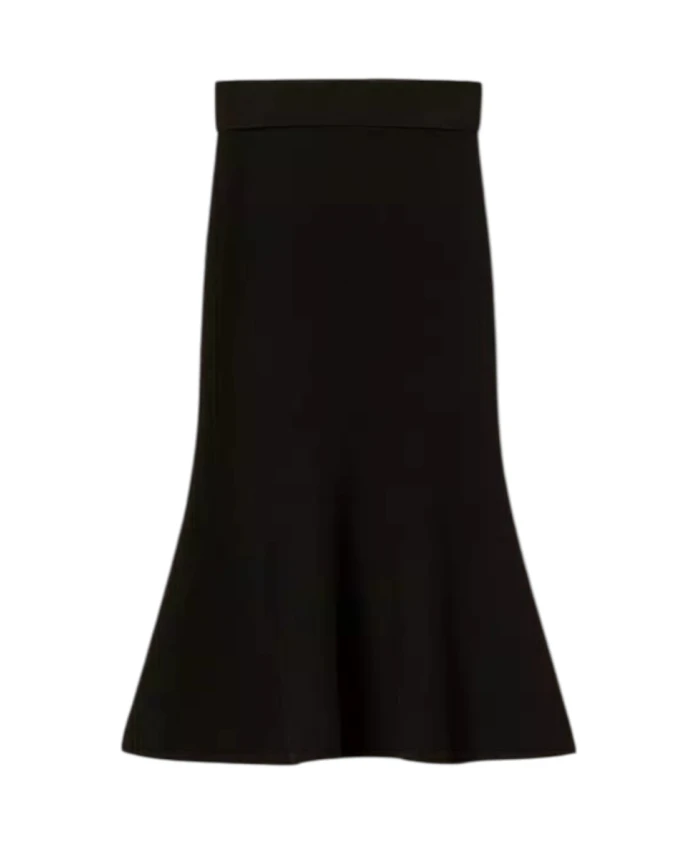 Вязаная юбка-лонгет с годетом Twinset, черный
Вязаная юбка-лонгет с годетом Twinset, черный