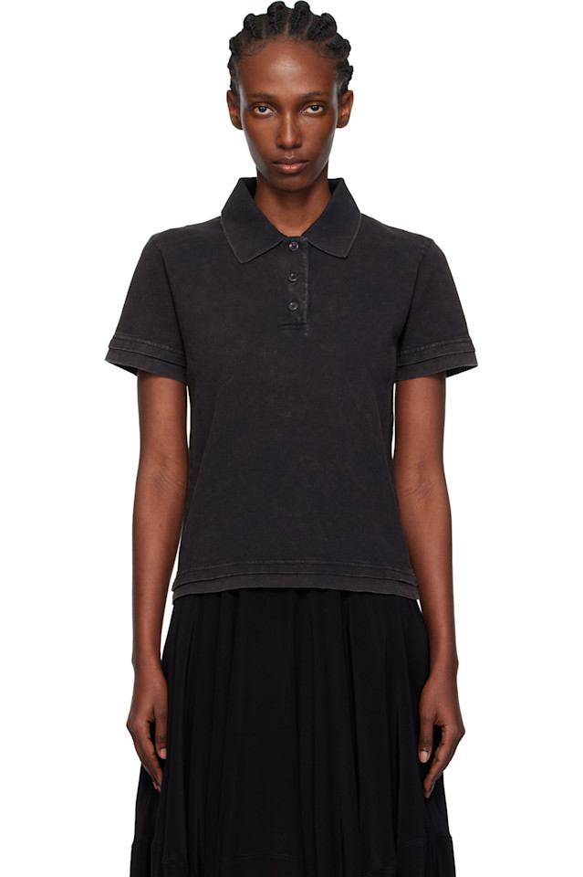 Jw Anderson Черная многослойная рубашка-поло с коротким рукавом
Jw Anderson Черная многослойная рубашка-поло с коротким рукавом