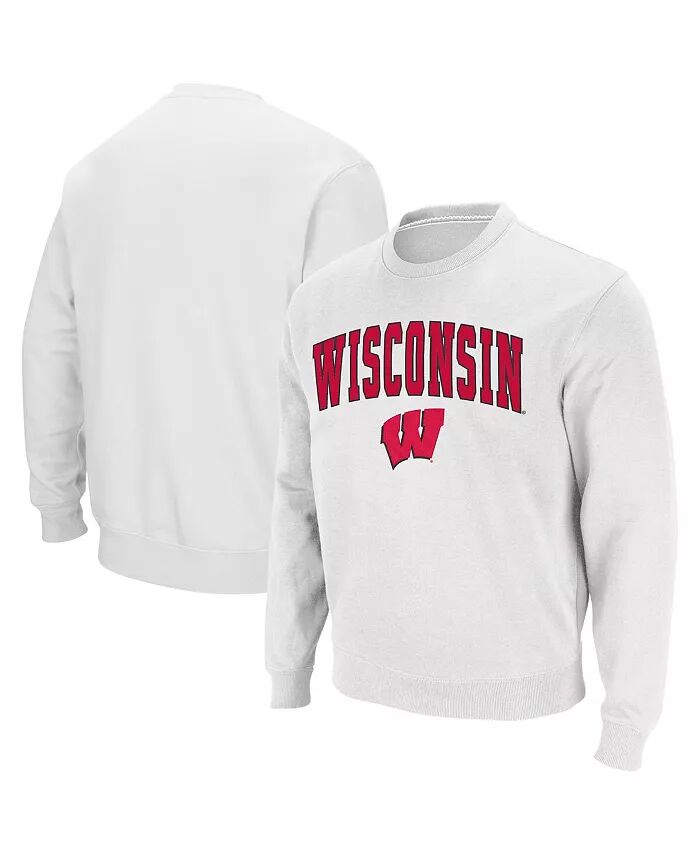 Мужская толстовка Wisconsin Badgers Arch & Logo с круглым вырезом Colosseum, белый
Мужская толстовка Wisconsin Badgers Arch & Logo с круглым вырезом Colosseum, белый