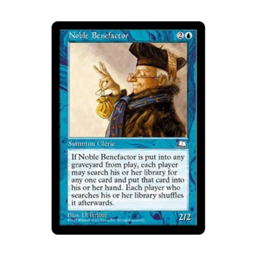 CCG Благородный благодетель (U), MTG - Weatherlight
CCG Благородный благодетель (U), MTG - Weatherlight