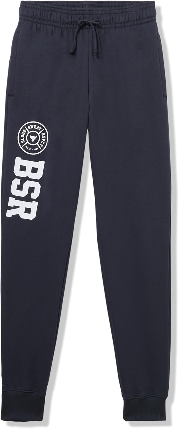 Мужские флисовые джоггеры Project Rock Rival от Under Armour, (001) Black /White
Мужские флисовые джоггеры Project Rock Rival от Under Armour, (001) Black /White