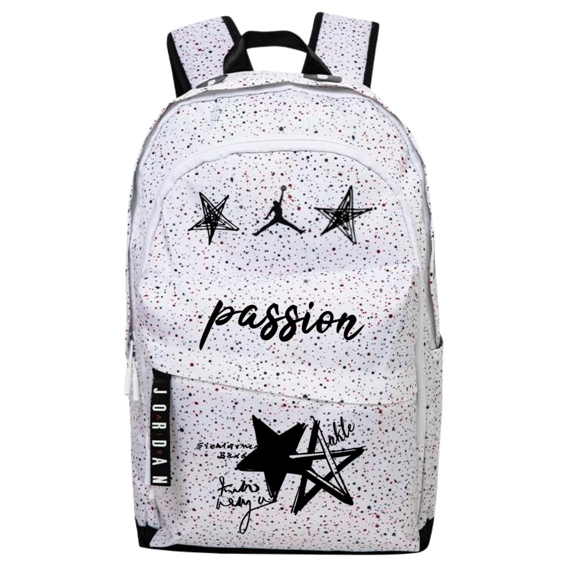 Jordan Полиэстеровый рюкзак унисекс белый, PASSION
Jordan Полиэстеровый рюкзак унисекс белый, PASSION