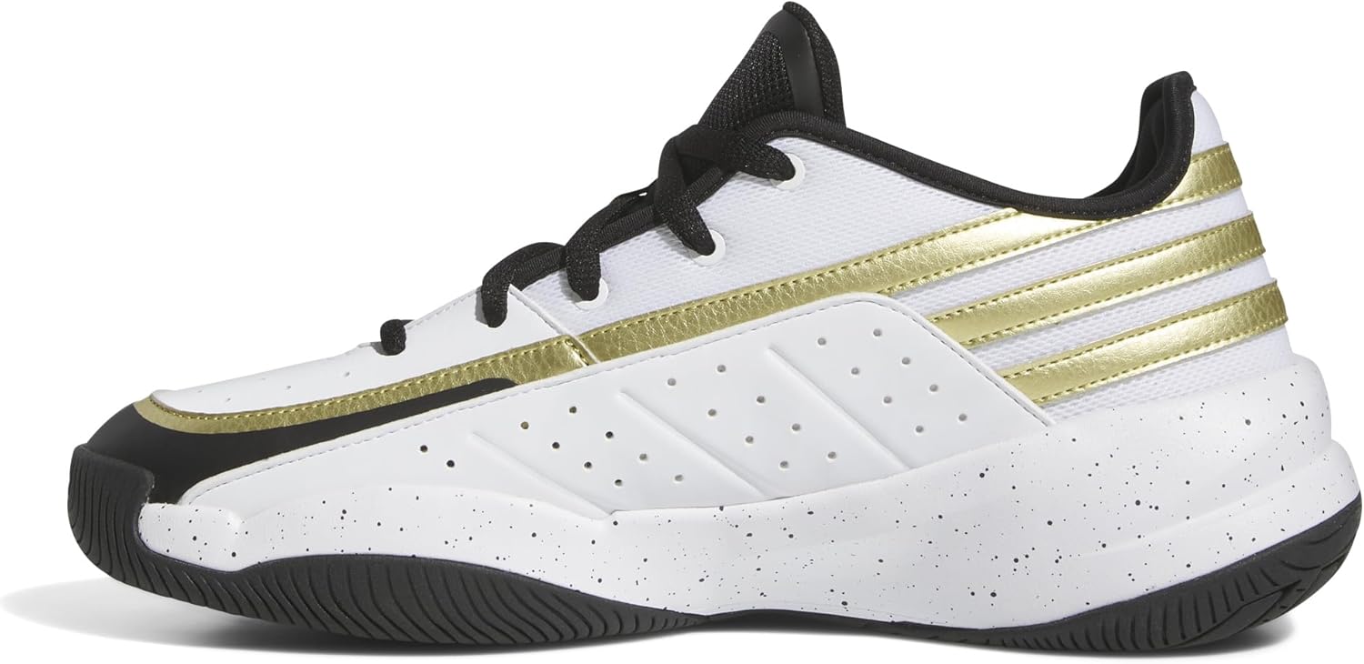 Кроссовки Adidas Унисекс-взрослые Front Court, белый/черный/золотой
Кроссовки Adidas Унисекс-взрослые Front Court, белый/черный/золотой