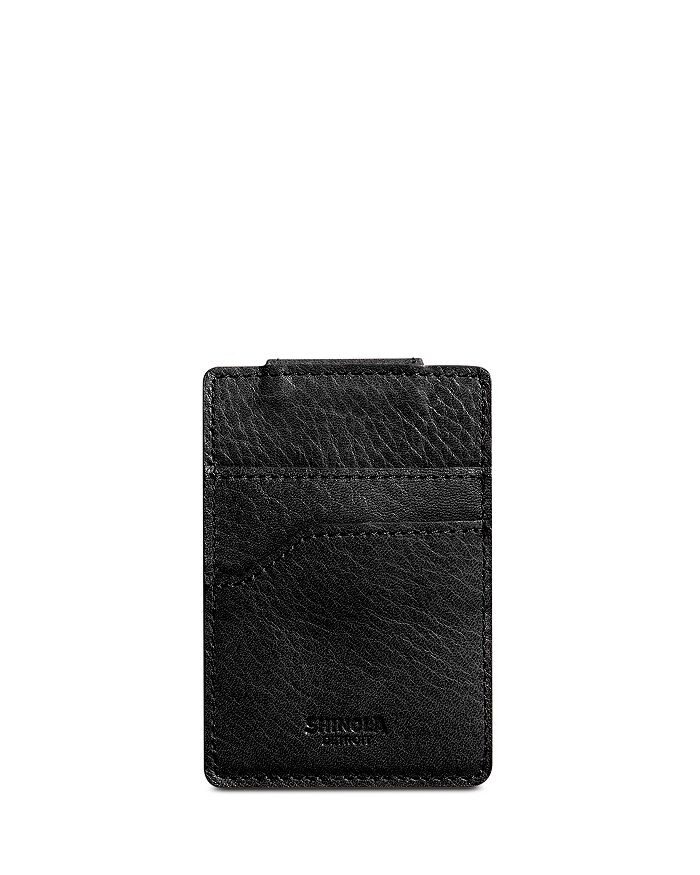 Фирменный кожаный чехол Shinola с магнитным зажимом для денег и карточек, черный
Фирменный кожаный чехол Shinola с магнитным зажимом для денег и карточек, черный