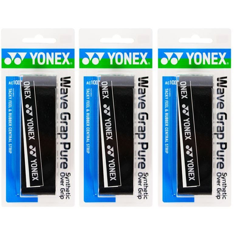 YONEX Лента для рукоятки бадминтонной ракетки Black Polyurethane тонкая 3 шт
YONEX Лента для рукоятки бадминтонной ракетки Black Polyurethane тонкая 3 шт