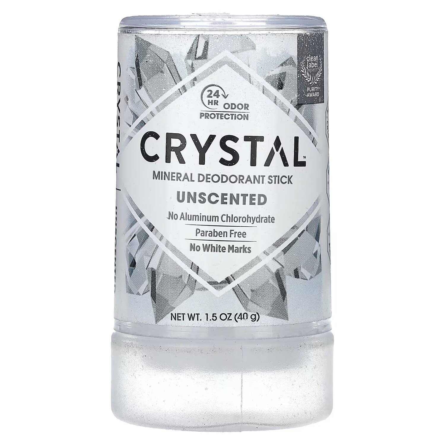 Crystal Mineral Дезодорант-карандаш без запаха, 1,5 унции (40 г)
Crystal Mineral Дезодорант-карандаш без запаха, 1,5 унции (40 г)