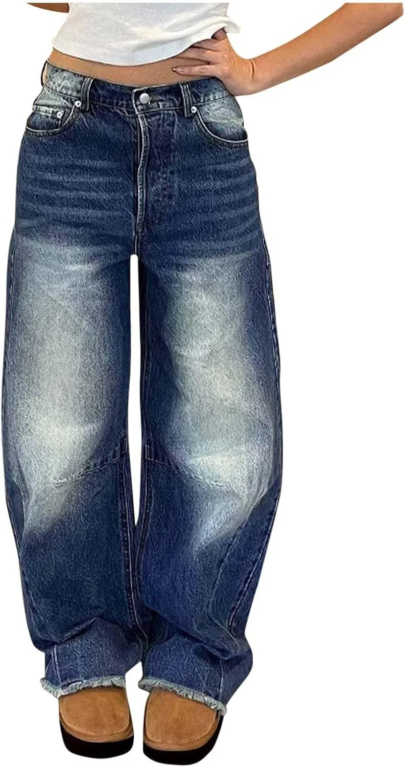 Брюки джинсы Barrel Jeans женские Stretchy Mid Rise Baggy fartey
Брюки джинсы Barrel Jeans женские Stretchy Mid Rise Baggy fartey