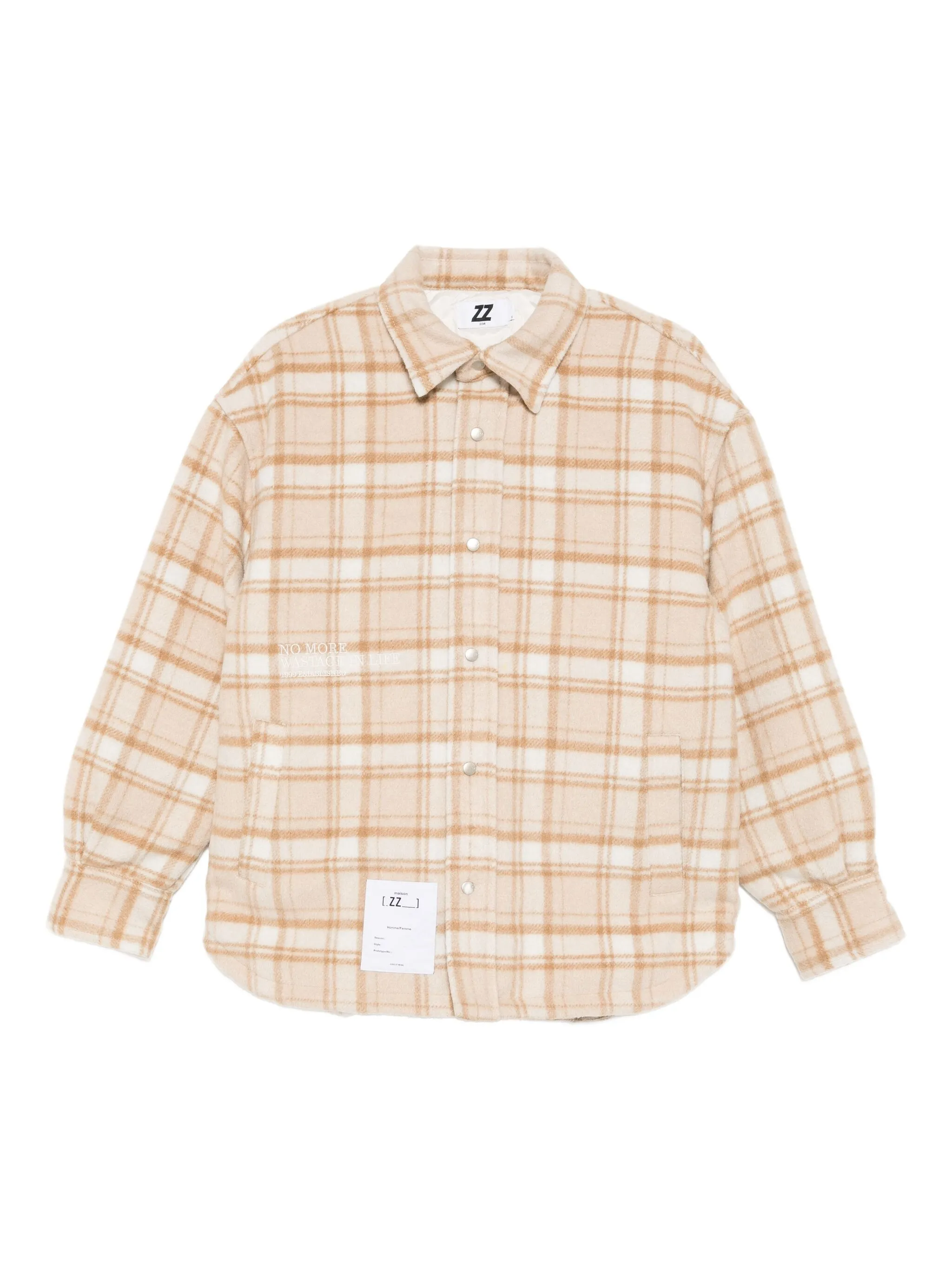 Рубашка с вышитым логотипом Izzue, бежевый
Рубашка с вышитым логотипом Izzue, бежевый