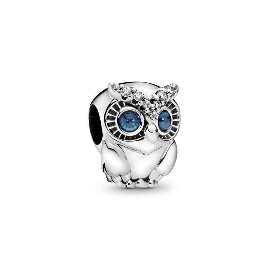 Шарм Sparkling Owl Pandora, стерлинговое серебро
Шарм Sparkling Owl Pandora, стерлинговое серебро