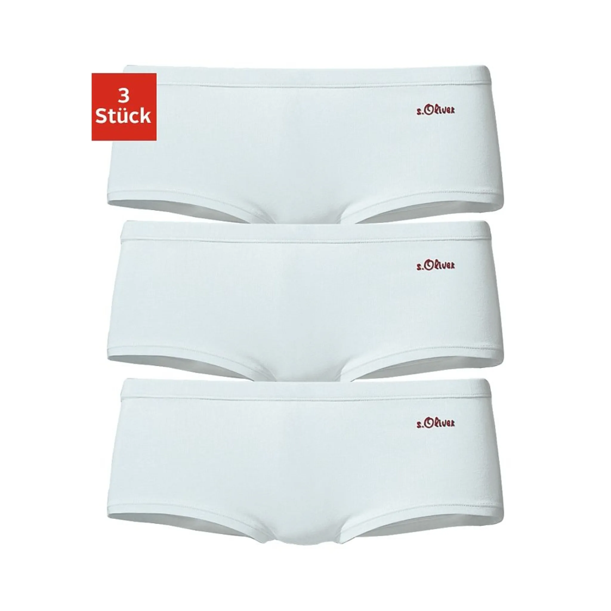 S.Oliver Hipster (упаковка, 3 шт.), изготовлены из качественного эластичного хлопка, белый
S.Oliver Hipster (упаковка, 3 шт.), изготовлены из качественного эластичного хлопка, белый