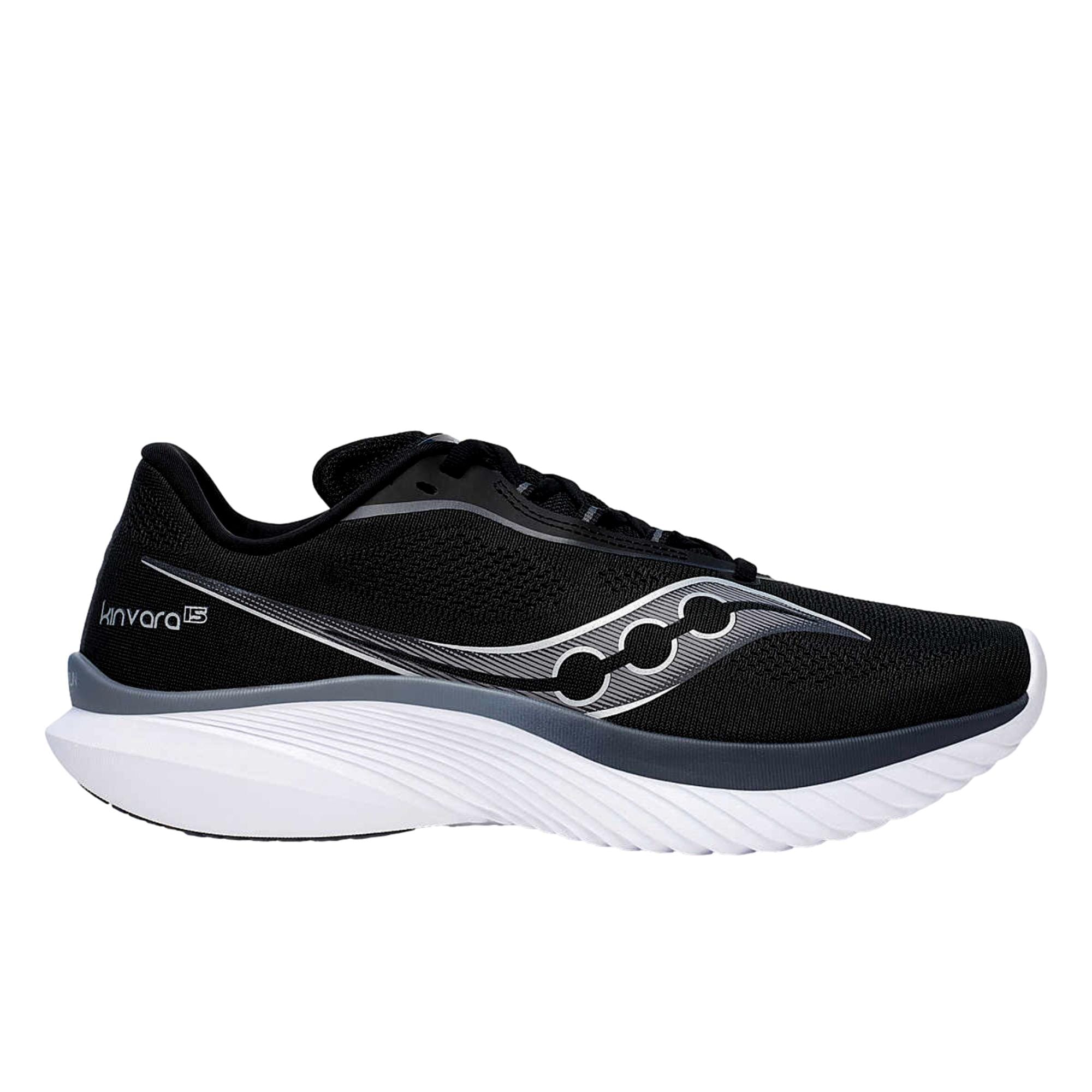 Saucony Kinvara 15 Black / White S20968-200 Мужские кроссовки
Saucony Kinvara 15 Black / White S20968-200 Мужские кроссовки