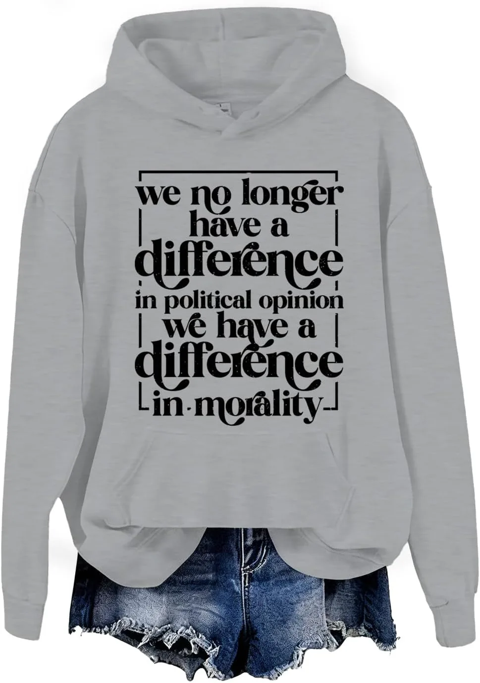 Толстовка We No Longer Have A Difference In Political Opinion, худи We Have A Difference in Morality SIMJEW
Толстовка We No Longer Have A Difference In Political Opinion, худи We Have A Difference in Morality SIMJEW