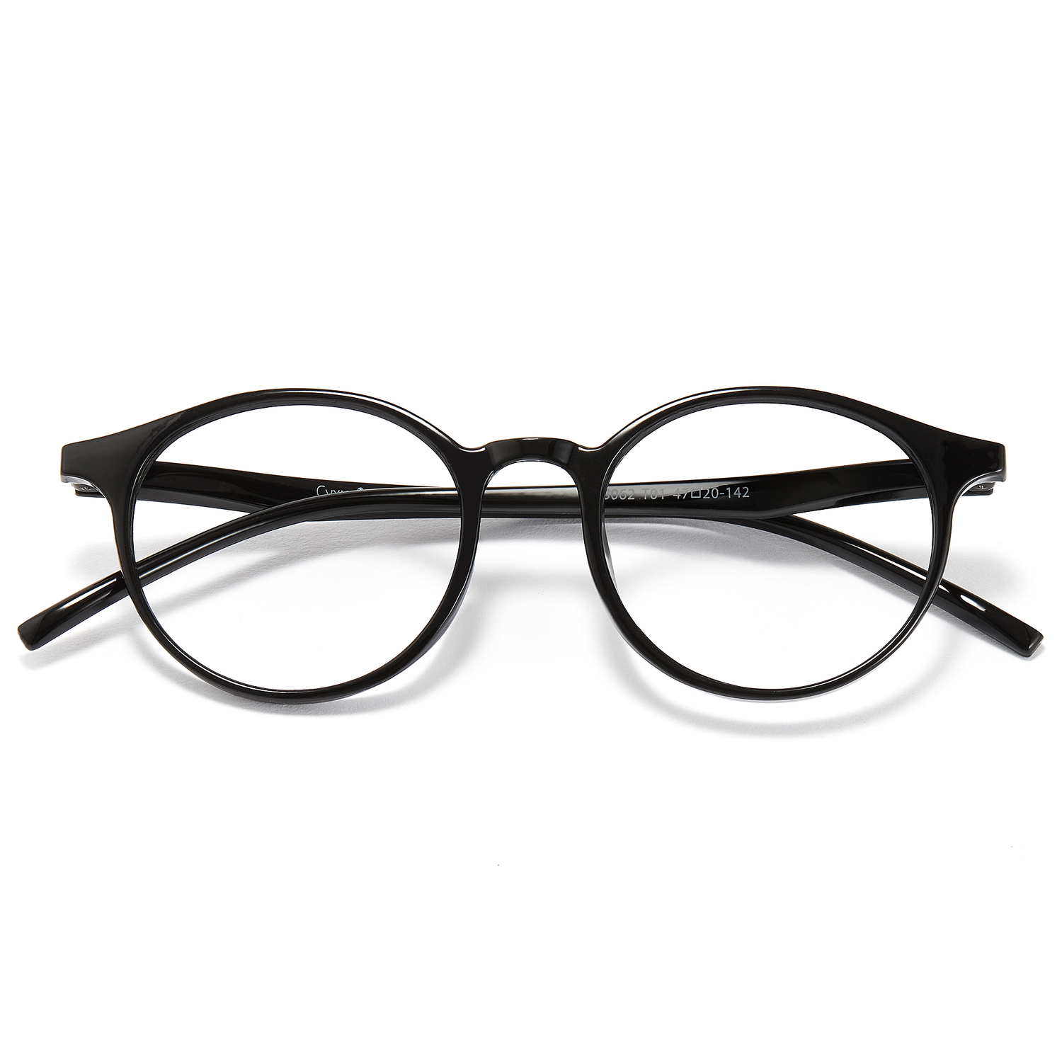 CYXUS Линзы для очков круглой формы унисекс, Glossy black T01
CYXUS Линзы для очков круглой формы унисекс, Glossy black T01