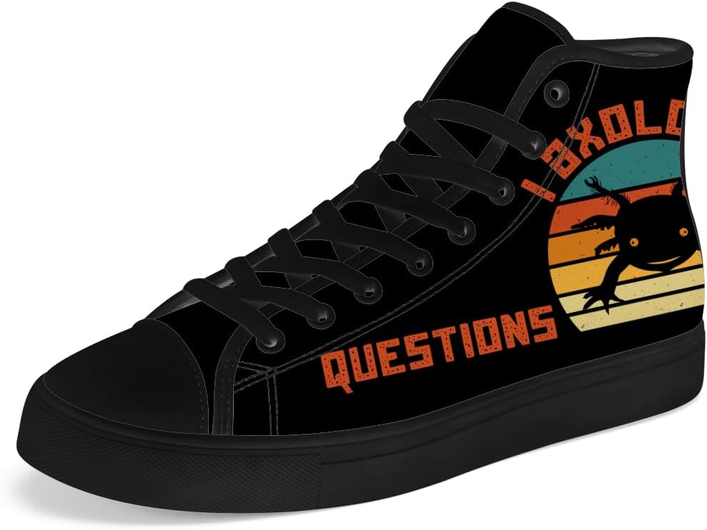 Высокие кеды Axolotl на шнуровке из холщовой ткани, повседневная обувь для мужчин и женщин Chebing, черный
Высокие кеды Axolotl на шнуровке из холщовой ткани, повседневная обувь для мужчин и женщин Chebing, черный