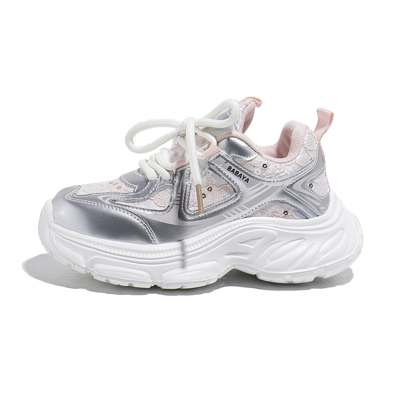 Дышащие, легкие, амортизирующие, низкие, детские, повседневные кроссовки для детей Babaya, серебряный/розовый
Дышащие, легкие, амортизирующие, низкие, детские, повседневные кроссовки для детей Babaya, серебряный/розовый