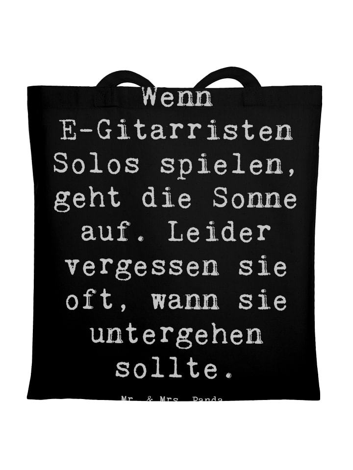 Сумка Mr. & Mrs. Panda Tragetasche E-Gitarre Solos mit Spruch, черный
Сумка Mr. & Mrs. Panda Tragetasche E-Gitarre Solos mit Spruch, черный