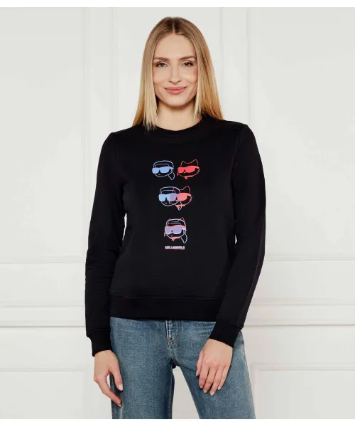Толстовка Ikon Regular fit Karl Lagerfeld, черный 
Толстовка Ikon Regular fit Karl Lagerfeld, черный