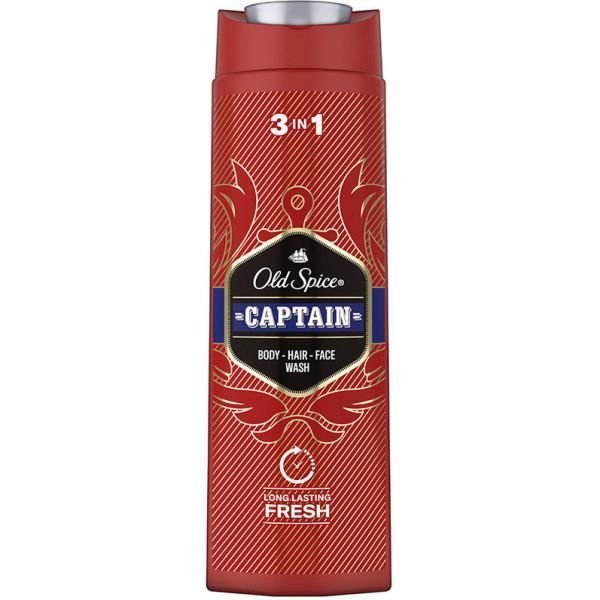 Гель для душа Old Spice Captain 3в1 400 мл
Гель для душа Old Spice Captain 3в1 400 мл