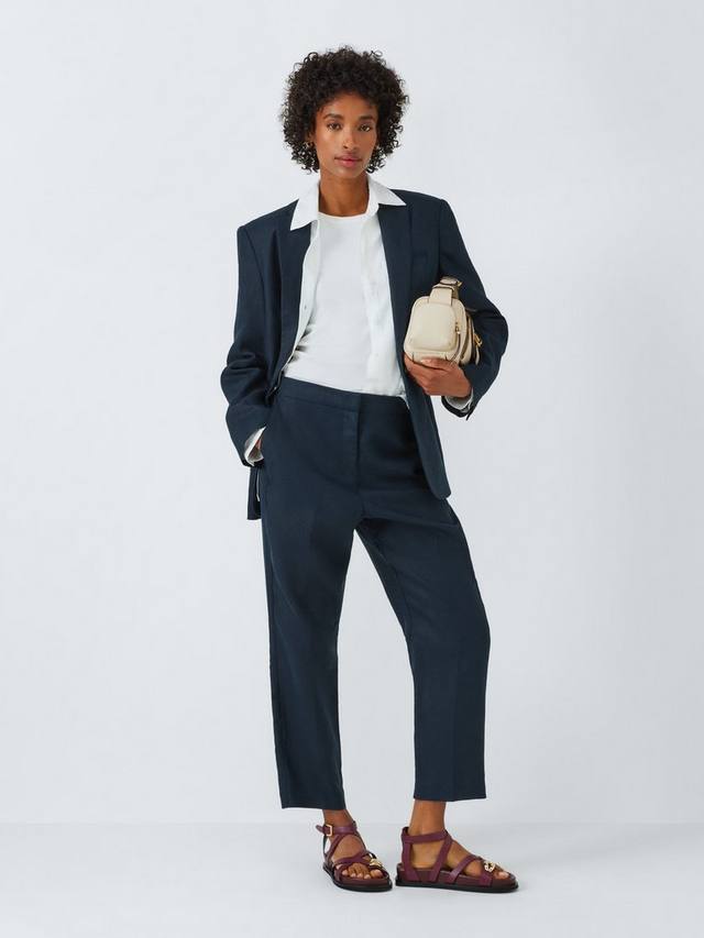 Зауженные льняные брюки John Lewis, темно-синий
Зауженные льняные брюки John Lewis, темно-синий