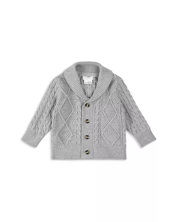 Детский вязаный кардиган-свитер для мальчиков. Firsts By Petit Lem, серый
Детский вязаный кардиган-свитер для мальчиков. Firsts By Petit Lem, серый