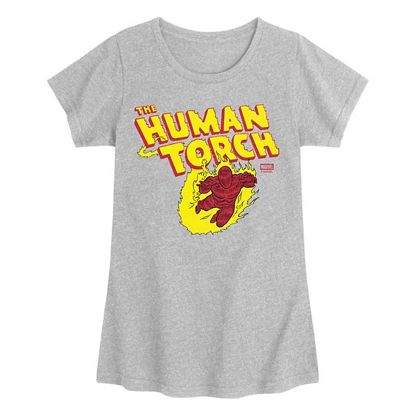 Футболка с принтом Human Torch для девочек 7-16 лет Marvel, Heather Gray
Футболка с принтом Human Torch для девочек 7-16 лет Marvel, Heather Gray