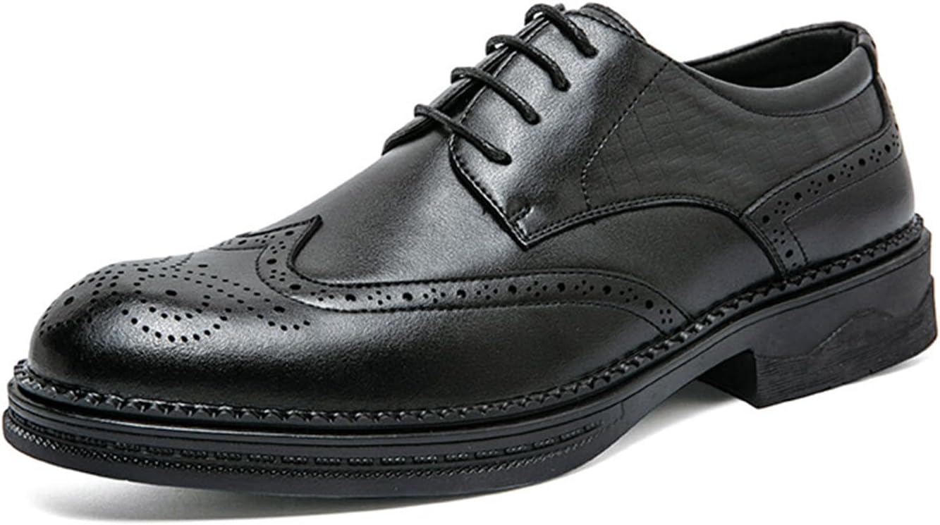 Мужские оксфорды KYOESCAI, деловые туфли, стильные броги, дерби на шнуровке, черный
Мужские оксфорды KYOESCAI, деловые туфли, стильные броги, дерби на шнуровке, черный
