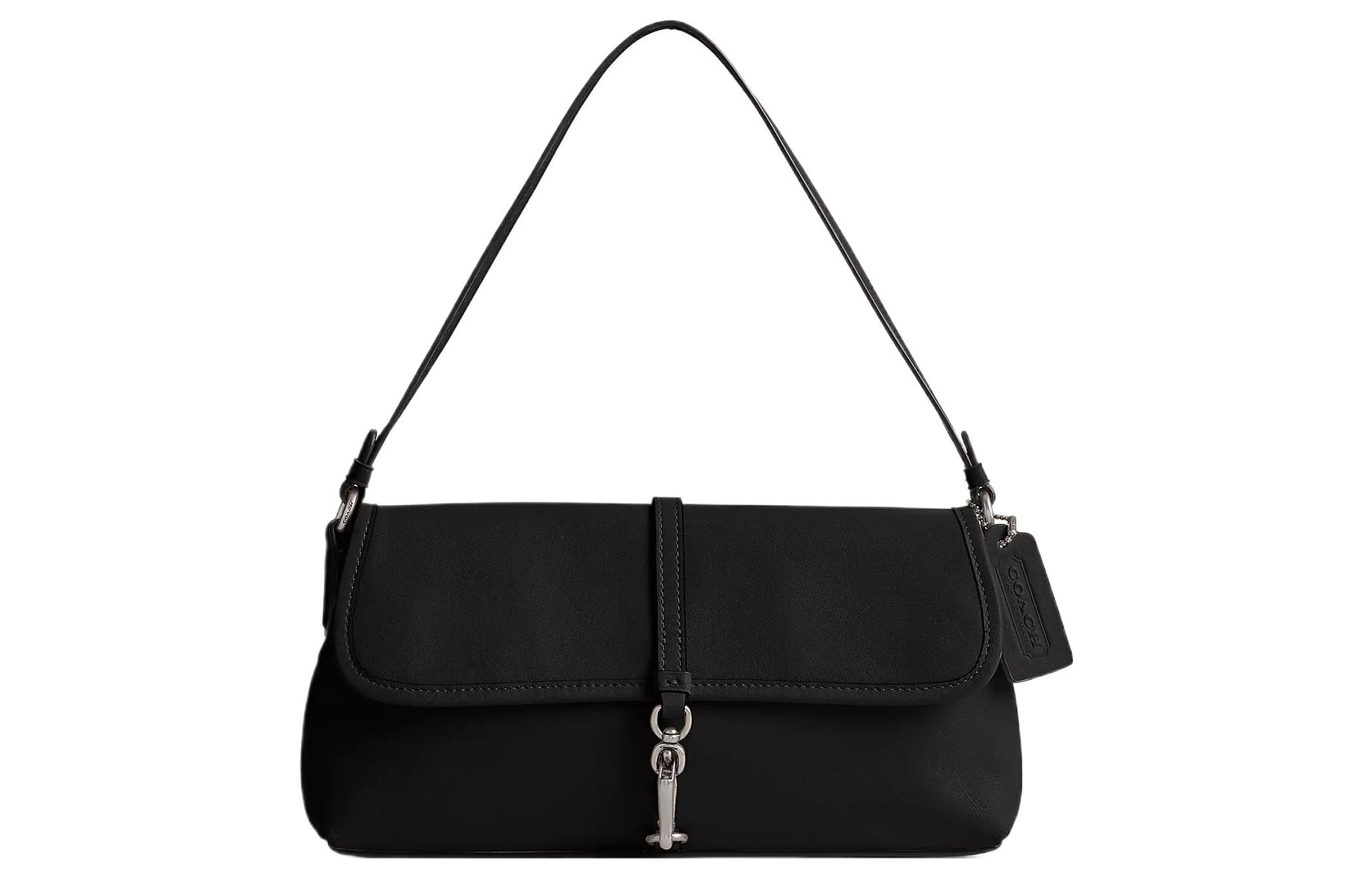 COACH Хамптон кожаная сумка через плечо средний размер женская черная
COACH Хамптон кожаная сумка через плечо средний размер женская черная