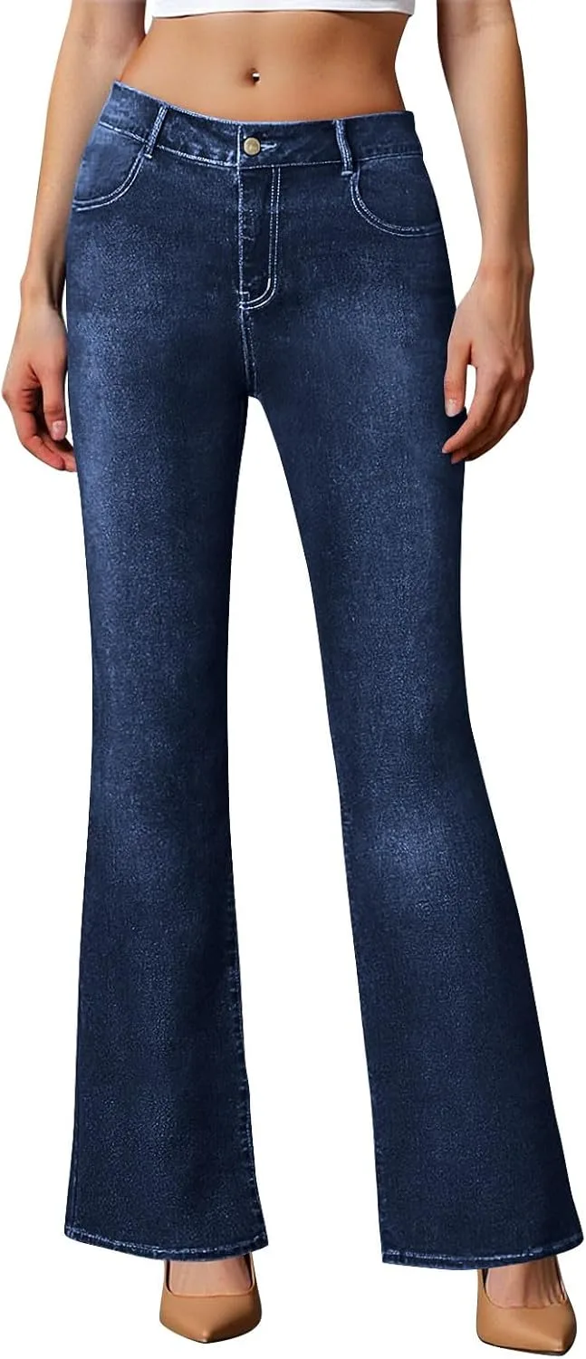 Женские джинсы Mid Rise Flare с эффектом растяжки
Женские джинсы Mid Rise Flare с эффектом растяжки